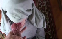 Hijab girl is obedient to her husband