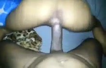 Getting fucked from behind by huge black dick